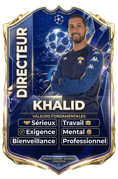Khalid Fatmaoui, éducateur diplômé d'État et fondateur de la KF Football Académie à Rouen